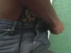 Find-Best-Shemale.com presents: Ebony tranny anb blonde granny - part 1