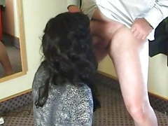 Find-Best-Shemale.com presents: Crossdresser yvette gets fucked and takes a facial