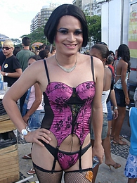 Find-Best-Shemale.com presents: Trannies From Rio the Janeiro's Gay Parade 2008